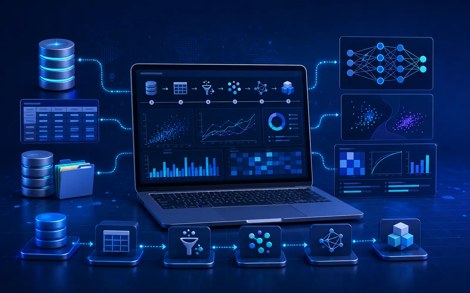 Data Science Course practical training visual with Python, SQL, statistics and machine learning at Nipuna Technologies Vijayawada